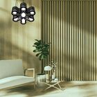 Luminária Pendente Azaléia Modelo Ripado - Preta