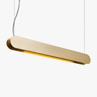Luminaria Pendente Barra Linear T620 Golden Art