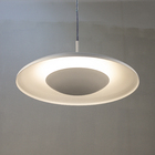 Luminária Pendente Branco Fosco Sala Mesa Luxo 38x200cm 3xg9