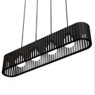 Luminária Pendente Centauro Modelo Ripado - Preta