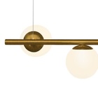 Luminária Pendente Century Metal Dourado Polido Spotline