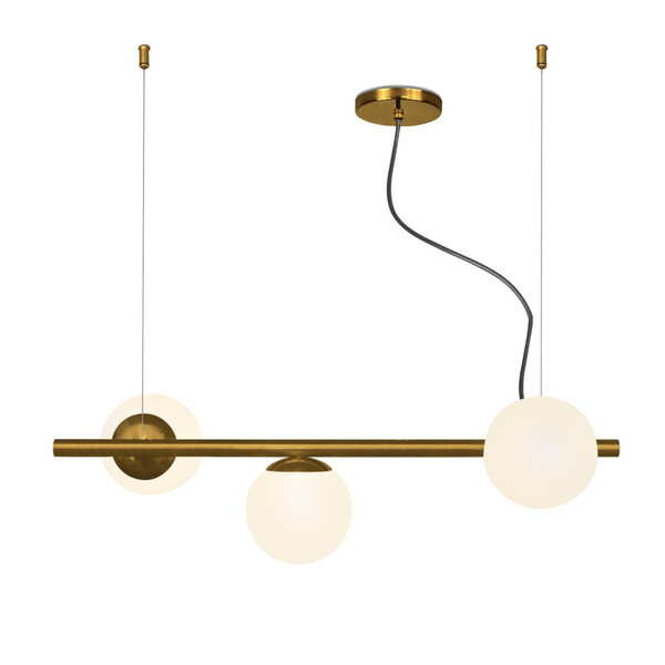 Luminária Pendente Century Metal Dourado Polido Spotline