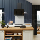 Luminaria Pendente Chapéu Chinês -  Amarelo / Branco