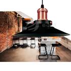 Luminária Pendente Chapéu Nordic Preto Com Rosé Industrial -