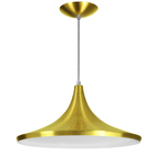 Luminária Pendente Chapeu Sala Jantar Dourado