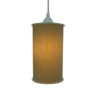 Luminária Pendente Cilíndrica Bege
