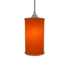 Luminária Pendente Cilíndrica Laranja