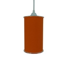 Luminária Pendente Cilíndrica Laranja
