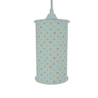 Luminária Pendente Cilíndrica Triângulos Colorido