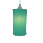 Luminária Pendente Cilíndrica Verde Claro