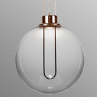 Luminária Pendente Clips 38339 Conhaque ø300 x 2000mm