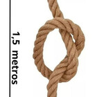 Luminária Pendente Corda Vintage Rústico 1,5m