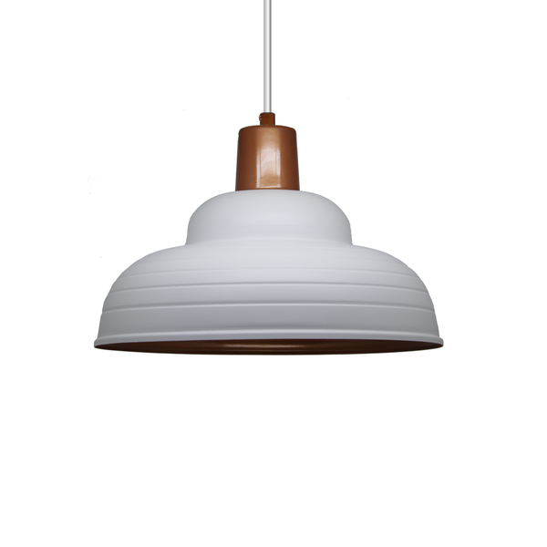 Luminária Pendente Cozinha Berlin 36cm Moderno Industrial Bra