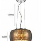 Luminária Pendente Cristal K9 Legítimo Quarto Sala Cozinha Lt