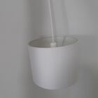 Luminária Pendente Cúpula Branca Para E27