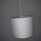 Luminária Pendente Cúpula Branca Para E27