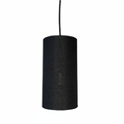 Luminária Pendente Cúpula Preto Para E27 13x13x113