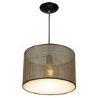 Luminaria Pendente Cúpula Ratan 30x20 Cm