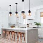 Luminária Pendente Cúpula Vidro Âmbar Tallin 18 Cm