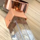 Luminária Pendente De Cristal Vidro Com Bolhas 3 Cores 30cm -