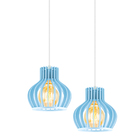 Luminária Pendente Duplo Madeira Circus 15cm Cq Soquete E27 A