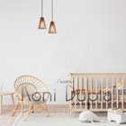 Luminária Pendente Duplo Madeira Koni 20cm Cq Rústico E27