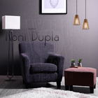 Luminária Pendente Duplo Madeira Koni 20cm Cq Soquete E27 Rús