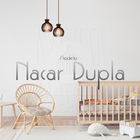 Luminária Pendente Duplo Madeira Nacar 18cm Cq Marrom