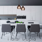 Luminária Pendente Duplo Madeira Nacar 18cm Cq Marrom