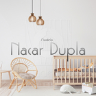 Luminária Pendente Duplo Madeira Nacar 18cm Cq Rústico