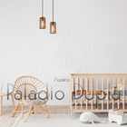 Luminária Pendente Duplo Madeira Paladio Cq Sala Jantar E27