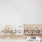 Luminária Pendente Duplo Madeira Paladio Cq Sala Jantar E27 A