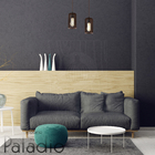 Luminária Pendente Duplo Madeira Paladio Cq Sala Jantar E27 M