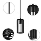 Luminária Pendente Duplo Madeira Paladio Cr Sala Jantar E27 P