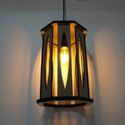 Luminária Pendente Elipse Bege Grande