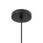 Luminária Pendente Funil - Preto Com Interior Cobre