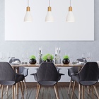 Luminária Pendente Garrafa 20x13.5cm Branco E Dourado Bivolt