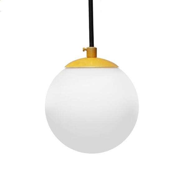 Luminária Pendente Golden Ø14cm Com Acabamento Dourado Para 1
