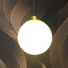 Luminária Pendente Golden Ø14cm Com Acabamento Dourado Para 1