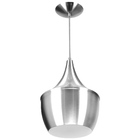 Luminária Pendente Gourmet Balão 32x25cm Escovado