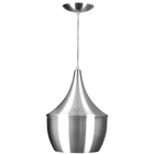 Luminária Pendente Gourmet Balão 32x25cm Escovado