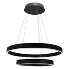 Luminária Pendente Halo Double 106w 3000k Preto Bivolt