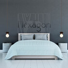 Luminária Pendente Hexagon P Madeira E27 Decoração Moderno Ma