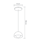Luminária Pendente Jabuticaba Noruega 1 Lâmpada Para Sala De