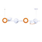 Luminária Pendente Jabuticaba Noruega 6 Lâmpadas Para Sala De