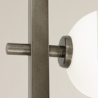 Luminária Pendente Jabuticaba Vertical 4 Globos Vidro Bronze