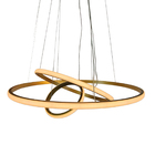 Luminaria Pendente Lustre 3 Em 1 Perfil Aneis Led Infinito Re