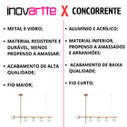 Luminária Pendente Lustre Jabuticaba Dourado Com Bolas Globos