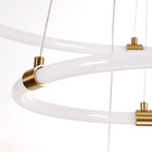 Luminária Pendente Lustre Led Sala 1 Arco Círculo Mg118 -110/