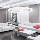 Luminária Pendente Lustre Led Sala 1 Arco Círculo Mg120 - 110